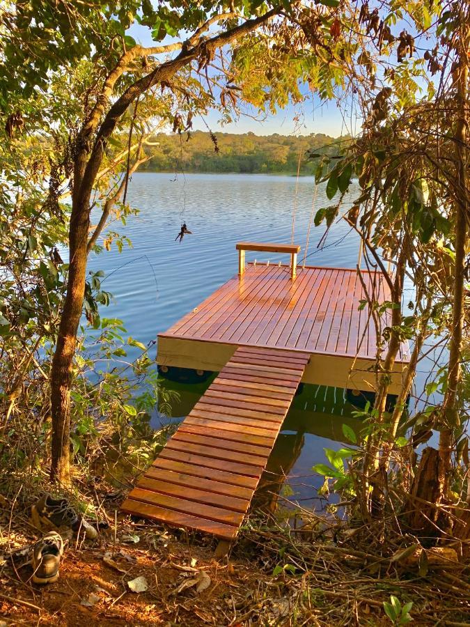 Chale Com Jacuzzi Vista Do Lago Alexania ภายนอก รูปภาพ