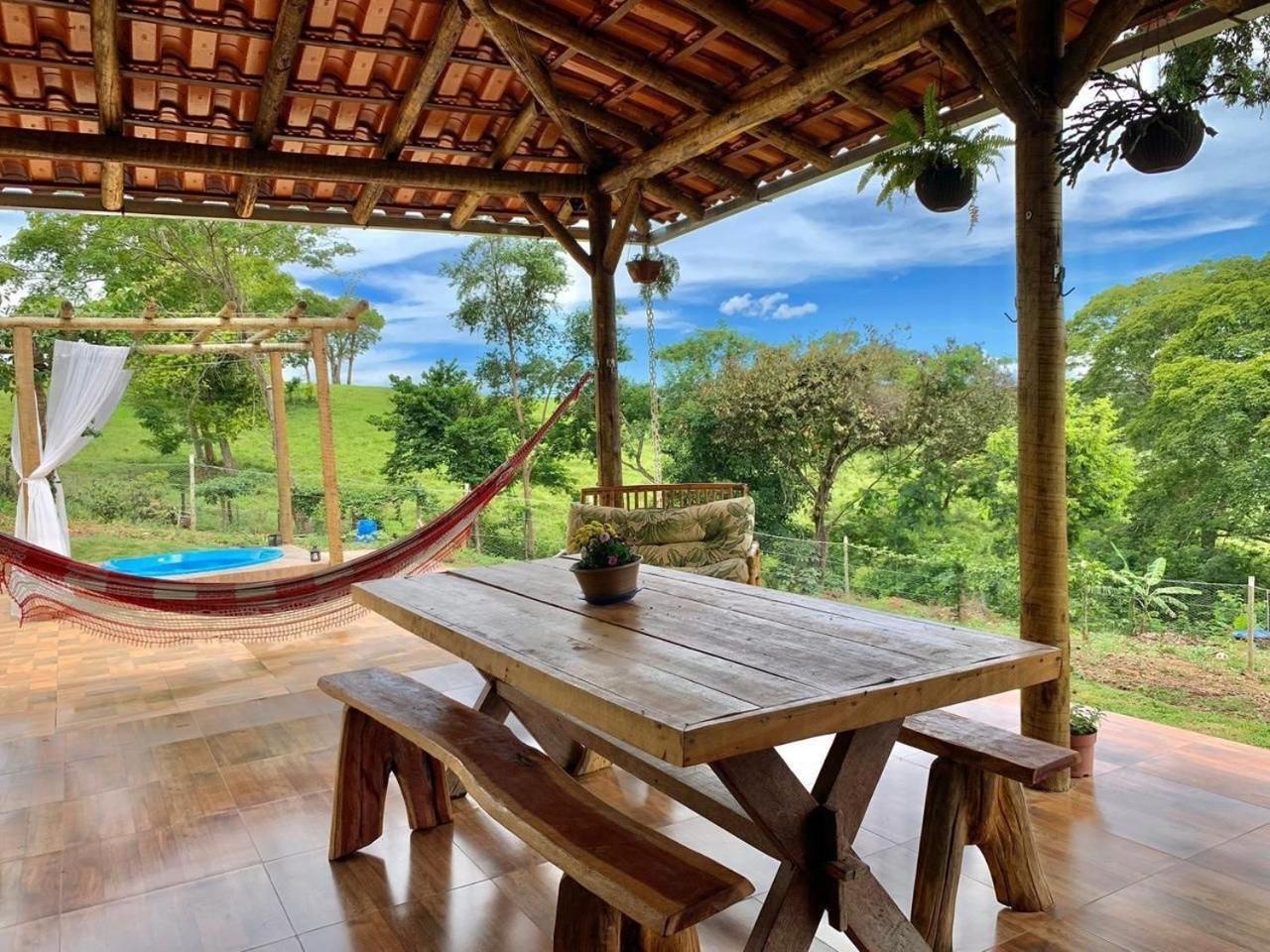 Chale Com Jacuzzi Vista Do Lago Alexania ภายนอก รูปภาพ